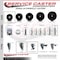 Service Caster 3 Inch Phenolic Wheel Swivel 34 Inch Threaded Stem Caster with Brake SCC SCC-TS20S314-PHR-TLB-34212 - alternate 3